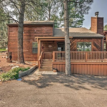Cozy Ruidoso Cabin With Private Hot Tub And Large Deck Exterior foto